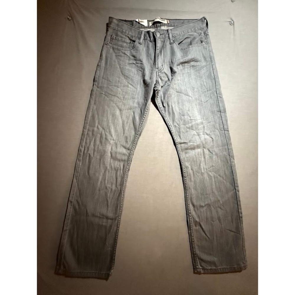 Levi's‎ 511 Mens Jeans Gray Slim Straight 32x32 Belted Pocketed Zip Adult New.